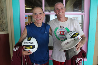 Joe DiNunno and Todd Shoenfelt Win Bring Your Own Doubles at Fudpucker's Volleyball in Fall 2011