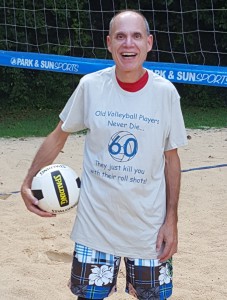 Old Volleyball Players Never Die 60 T-Shirt